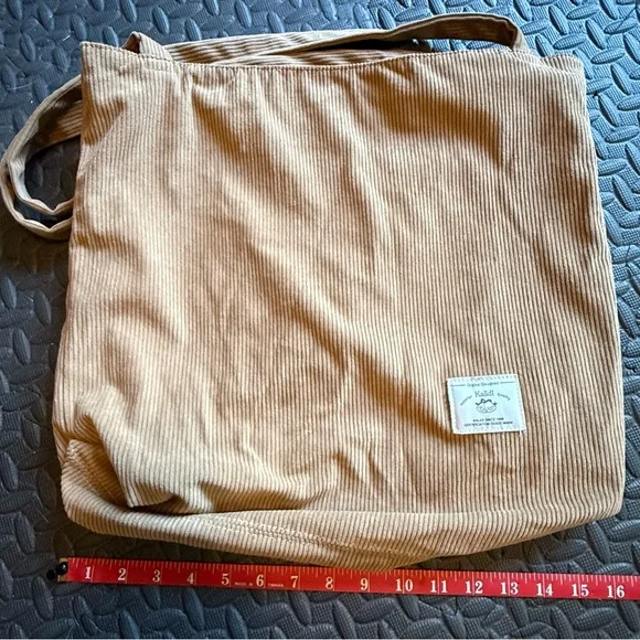 Kalidi Tan Corduroy Tote Bag - Picture 4 of 4